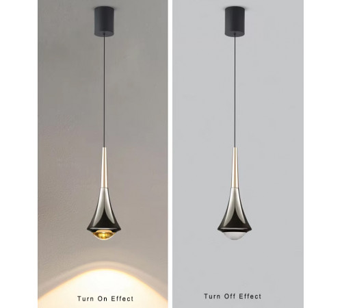 Подвесной светильник Delight Collection 8969P/1 gold/black Подвесной светильник Delight Collection 8969P/1 gold/black