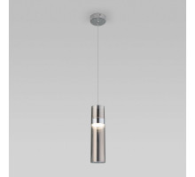 Подвесной светильник Eurosvet Lumen 50244/1 LED хром/дымчатый a061289