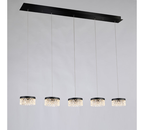 Подвесной светильник Delight Collection MD21020075 MD21020075-5B matt black Подвесной светильник Delight Collection MD21020075 MD21020075-5B matt black