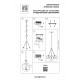 Подвесной светильник Lightstar Sferico 729031