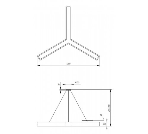 Подвесной светильник Эра Geometria SPO-144-W-40K-066 Б0050572 Подвесной светильник Эра Geometria SPO-144-W-40K-066 Б0050572