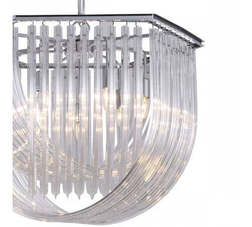 Подвесной светильник Delight Collection Murano Glass KR0116P-7L/A chrome Подвесной светильник Delight Collection Murano Glass KR0116P-7L/A chrome
