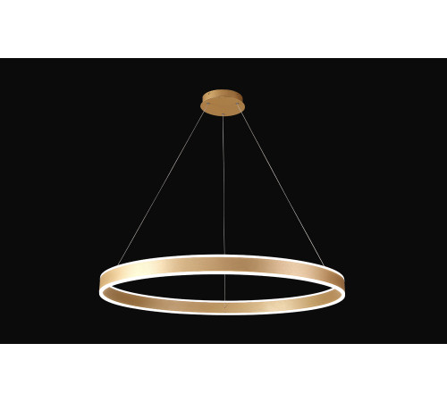 Подвесной светодиодный светильник Crystal Lux MUCHOS SP88W LED D1000 GOLD Подвесной светодиодный светильник Crystal Lux MUCHOS SP88W LED D1000 GOLD
