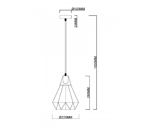 Подвесной светильник MyFar Brigitte MR1405-1P Подвесной светильник MyFar Brigitte MR1405-1P