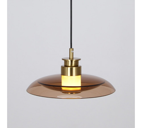 Подвесной светильник Delight Collection 8665P/L gold/amber Подвесной светильник Delight Collection 8665P/L gold/amber