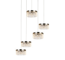 Подвесной светильник Delight Collection MD21020075 MD21020075-5A satin nickel