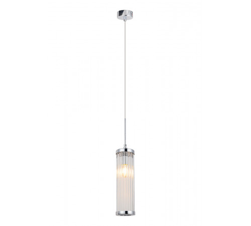 Подвесной светильник Crystal Lux Tadeo SP1 D100 Chrome/Transparente Подвесной светильник Crystal Lux Tadeo SP1 D100 Chrome/Transparente