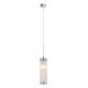 Подвесной светильник Crystal Lux Tadeo SP1 D100 Chrome/Transparente