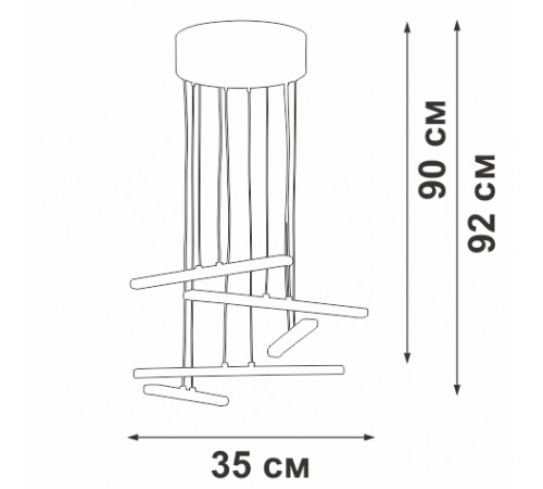 Подвесной светильник Vitaluce V3046-0/5S Подвесной светильник Vitaluce V3046-0/5S