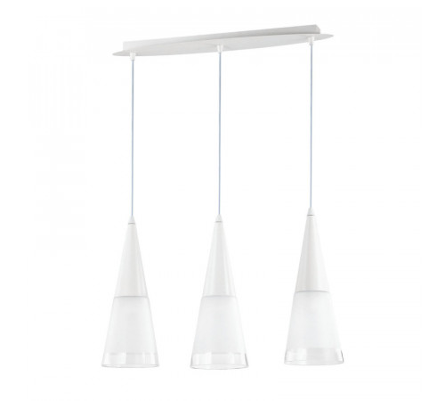 Подвесной светильник Ideal Lux Cono SP3 Bianco 112381 Подвесной светильник Ideal Lux Cono SP3 Bianco 112381