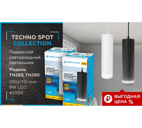 Подвесной светодиодный светильник Ambrella Light Techno Spot TN289 Подвесной светодиодный светильник Ambrella Light Techno Spot TN289
