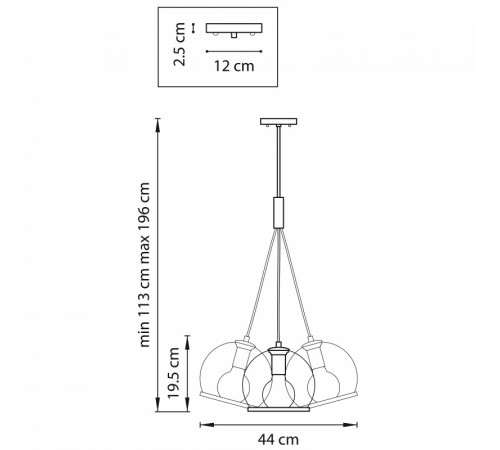 Подвесной светильник Lightstar Sferico 729031 Подвесной светильник Lightstar Sferico 729031