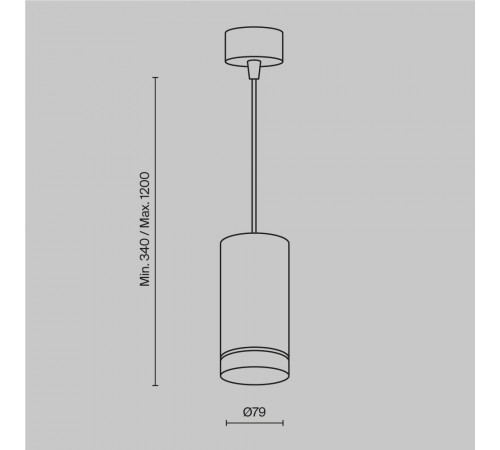 Подвесной светильник Maytoni Technical Orlo P085PL-12W4K-W Подвесной светильник Maytoni Technical Orlo P085PL-12W4K-W