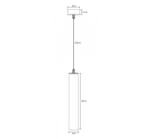 Подвесной светодиодный светильник Fiberli Tube480BW 12110301 Подвесной светодиодный светильник Fiberli Tube480BW 12110301