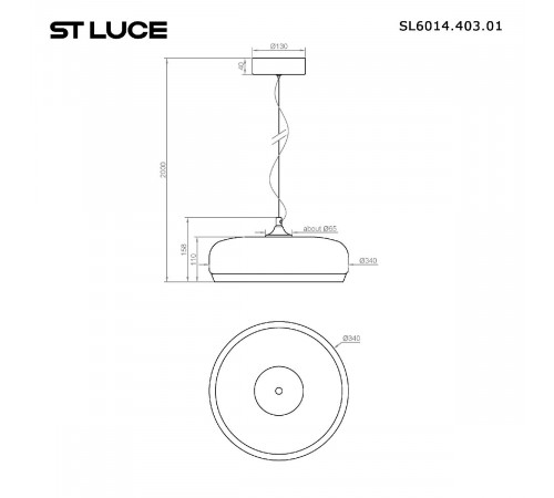 Подвесной светильник ST Luce Ripple SL6014.403.01 Подвесной светильник ST Luce Ripple SL6014.403.01