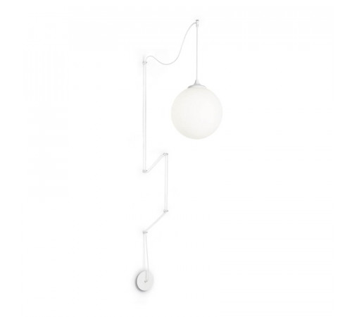 Подвесной светильник Ideal Lux Boa SP1 Bianco 160863 Подвесной светильник Ideal Lux Boa SP1 Bianco 160863