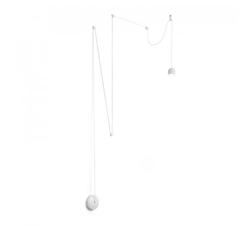 Подвесной светодиодный светильник Ideal Lux Tall SP1 Small Bianco 196794