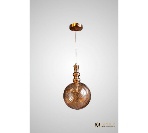 Подвесной светильник AM Group AM354-D200 AMBER Подвесной светильник AM Group AM354-D200 AMBER