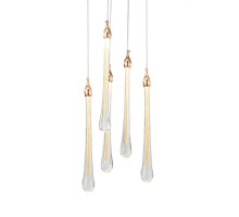 Подвесной светильник Delight Collection Teardrop OM801670-5-G