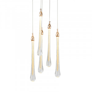 Подвесной светильник Delight Collection Teardrop OM801670-5-G