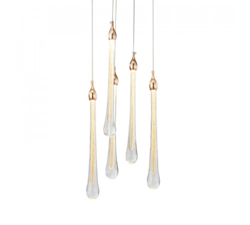 Подвесной светильник Delight Collection Teardrop OM801670-5-G Подвесной светильник Delight Collection Teardrop OM801670-5-G