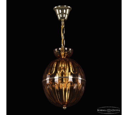 Подвесной светильник Bohemia Ivele Crystal 5480/22 G Amber/M-1H Подвесной светильник Bohemia Ivele Crystal 5480/22 G Amber/M-1H