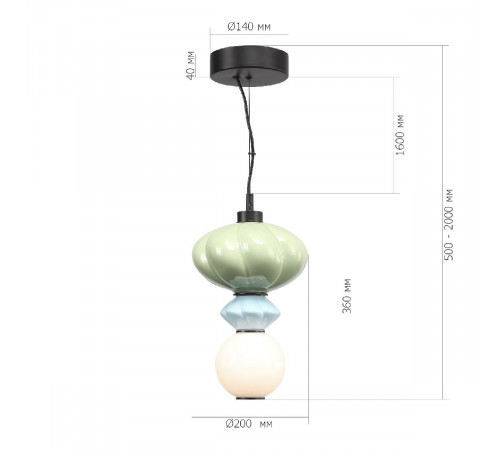 Подвесной светильник ST Luce Florentini SL6134.403.01