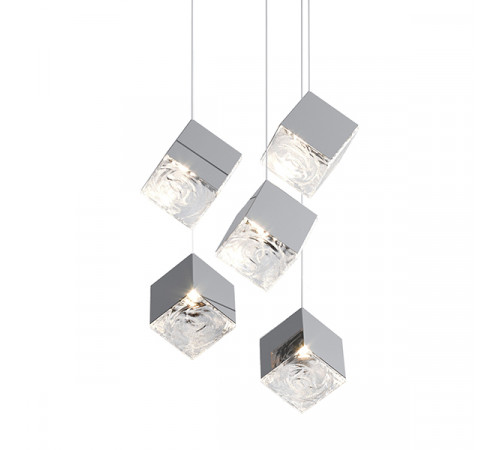 Подвесной светильник Delight Collection Pyrite 10301P/5 silver Подвесной светильник Delight Collection Pyrite 10301P/5 silver