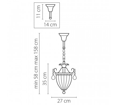 Подвесной светильник Lightstar Schon Silver 790034 Подвесной светильник Lightstar Schon Silver 790034