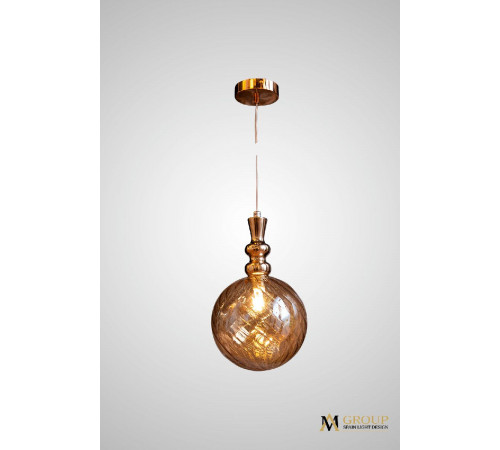 Подвесной светильник AM Group AM354-D200 AMBER Подвесной светильник AM Group AM354-D200 AMBER