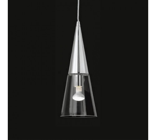 Подвесной светильник Ideal Lux Cono SP1 Cromo 017440 Подвесной светильник Ideal Lux Cono SP1 Cromo 017440