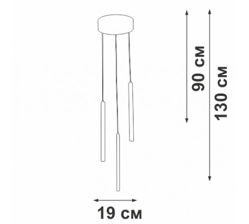 Подвесной светильник Vitaluce V3045-1/3S Подвесной светильник Vitaluce V3045-1/3S