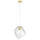 Подвесной светильник Crystal Lux NUESTRO SP1 GOLD/TRANSPARENT