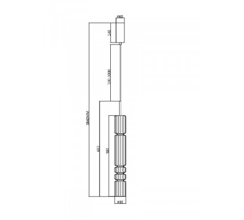 Подвесной светильник Maytoni Ordo MOD272PL-L12B3K Подвесной светильник Maytoni Ordo MOD272PL-L12B3K
