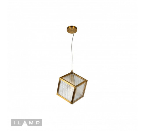 Подвесной светильник iLamp Square 8970-1B GLD Подвесной светильник iLamp Square 8970-1B GLD