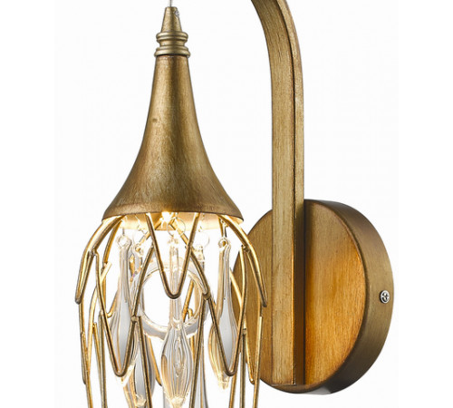Подвесной светильник Delight Collection Goddess Tears P68009S-1G gold Подвесной светильник Delight Collection Goddess Tears P68009S-1G gold