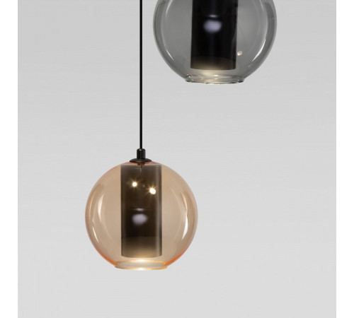 Подвесной светильник Eurosvet Cobble 50258/3 LED дымчатый/ бежевый/ шоколад a064554