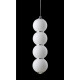 Подвесной светильник Crystal Lux Desi DESI SP4 CHROME/WHITE