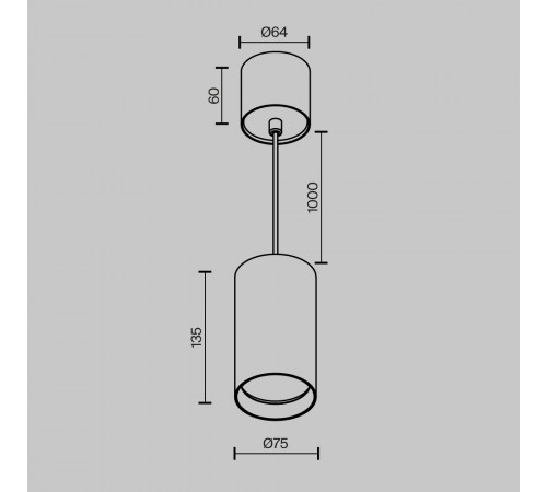 Подвесной светильник Maytoni Vol P100PL-20W3K-BS Подвесной светильник Maytoni Vol P100PL-20W3K-BS