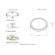 Подвесной светильник Crystal Lux CLT 526C400 BL