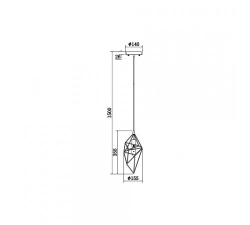 Подвесной светильник Vele Luce Tenero VL1544P01 Подвесной светильник Vele Luce Tenero VL1544P01