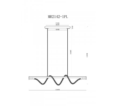Подвесной светильник Myfar Kenneth MR2142-1PL Подвесной светильник Myfar Kenneth MR2142-1PL