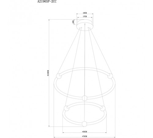 Подвесной светильник Arte Lamp Harley A2196SP-2CC Подвесной светильник Arte Lamp Harley A2196SP-2CC