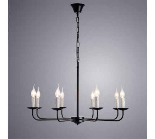 Подвесной светильник ARTE Lamp A1857LM-8BK Подвесной светильник ARTE Lamp A1857LM-8BK