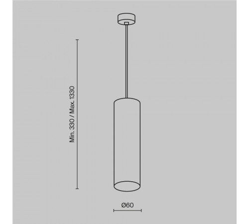 Подвесной светильник Maytoni Technical Focus P075PL-01MG Подвесной светильник Maytoni Technical Focus P075PL-01MG