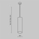 Подвесной светильник Maytoni Technical Focus P075PL-01MG