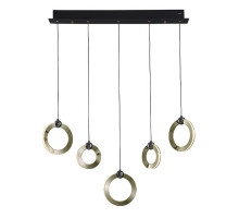 Подвесной светильник Lumien Hall Livin LH8028/5P-BK-SGD-PBK