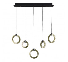 Подвесной светильник Lumien Hall Livin LH8028/5P-BK-SGD-PBK