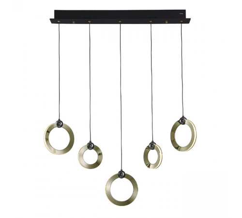 Подвесной светильник Lumien Hall Livin LH8028/5P-BK-SGD-PBK Подвесной светильник Lumien Hall Livin LH8028/5P-BK-SGD-PBK