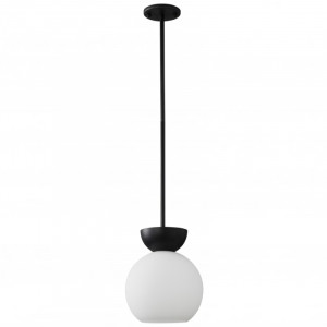 Подвесной светильник iLamp Mono P6079-1 BK+WH